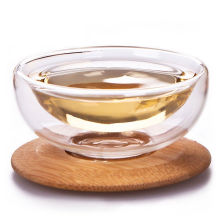 Haonai double borosilicate glassware,double wall glass bowl